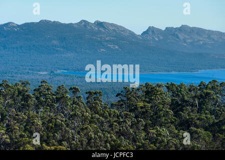 Le Parc National des Grampians vu de Reed Lookout, Victoria, Australie. Banque D'Images