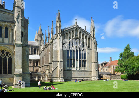 Dame Chapelle, Cathédrale d'Ely, Cambridgeshire, Angleterre, RU Banque D'Images