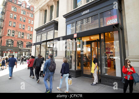 Le lego store quartier Flatiron New York USA Banque D'Images