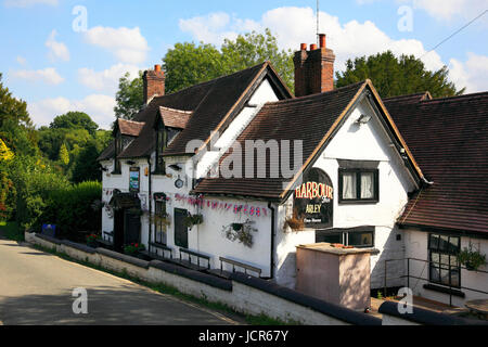 Le port Inn, Upper Arley, Worcestershire, Angleterre, Europe Banque D'Images