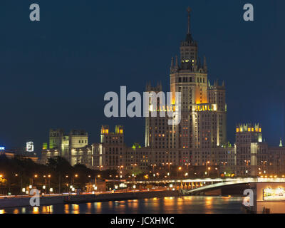 Maison appartement à Kotelnitsheskaya nab., Moscou, Russie, Europe Banque D'Images