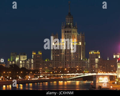 Maison appartement à Kotelnitsheskaya nab., Moscou, Russie, Europe Banque D'Images