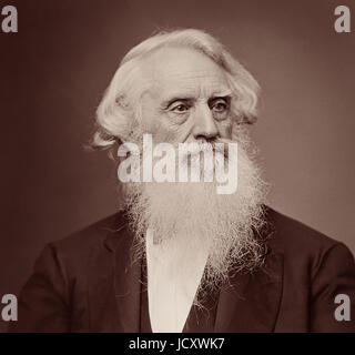 Samuel F.B. Morse (1791-1872), peintre américain et inventeur dans un portrait par le photographe Mathew Brady, c1863. Banque D'Images