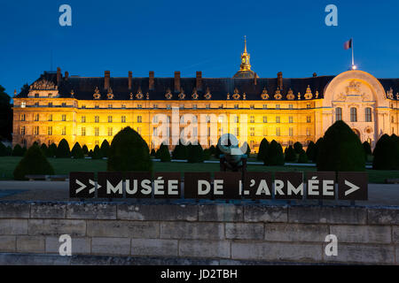 Musée des forces armées, les invalides, Paris, Ile-de-france, france Banque D'Images