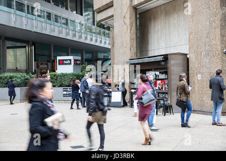 National Australia Bank immeuble de bureaux dans la George Street, Sydney, Australie Banque D'Images