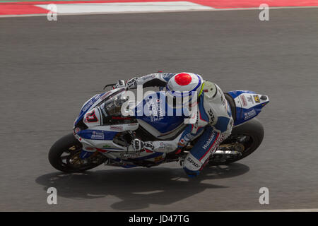 British Superbike Championship test officiel de Snetterton 7 Juin 2017 Banque D'Images