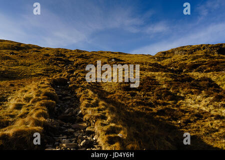 Loch Daimh et ses munros, Stuchd Lochain et Meall Buidhe un Banque D'Images