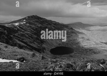 Loch Daimh et ses munros, Stuchd Lochain et Meall Buidhe un Banque D'Images