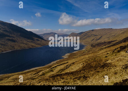 Loch Daimh et ses munros, Stuchd Lochain et Meall Buidhe un Banque D'Images