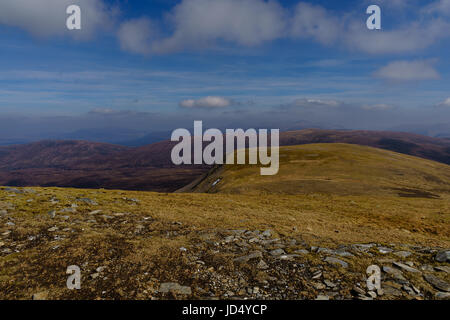 Loch Daimh et ses munros, Stuchd Lochain et Meall Buidhe un Banque D'Images