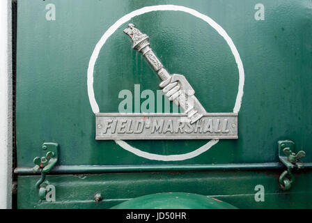 Field Marshall vintage logo du tracteur Banque D'Images