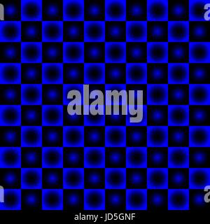 Damier noir et bleu, l'arrière-plan géométrique abstraite Illustration de Vecteur