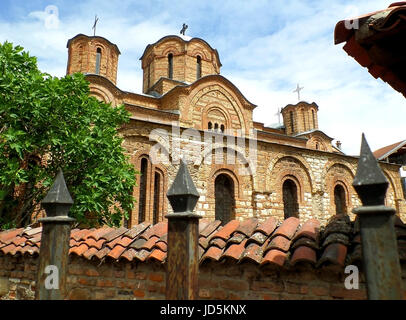 Église de la Vierge Ljevisa, Site du patrimoine mondial de l'UNESCO à Prizren au Kosovo Banque D'Images