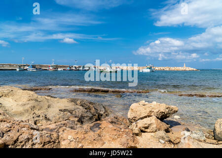 Port d'Agios Georgios, Paphos, Paphos, Chypre Banque D'Images