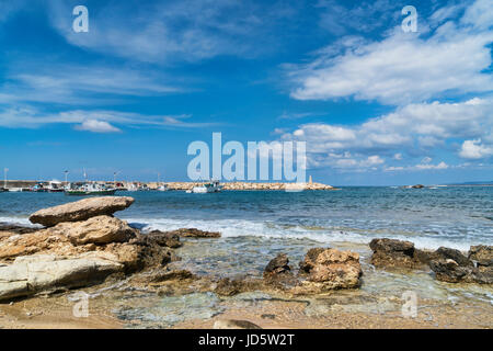 Port d'Agios Georgios, Paphos, Paphos, Chypre Banque D'Images