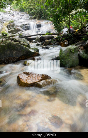 Kanching Cascades près de Kuala Lumpur, Malaisie Banque D'Images