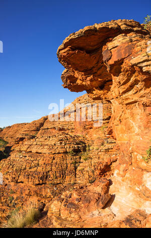 Paysage spectaculaire au Kings Canyon, Territoire du Nord, Australie Banque D'Images