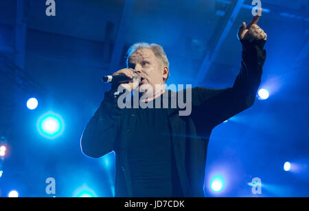 Herbert Groenemeyer peut être vu sous le Concert de charité "PEACE X PEACE' pour les enfants réfugiés à Berlin, Allemagne, 18 juin 2017. Photo : Jörg Carstensen/dpa Banque D'Images