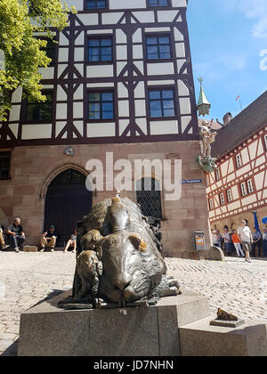 Hommage au peintre Albrecht Dürer Banque D'Images