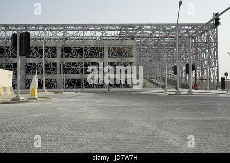 Vue de la ville de l'éducation lancé par le complexe Qatar Foundation, actuellement en construction à Doha. Il comprend plusieurs universités de l'ouest. Banque D'Images