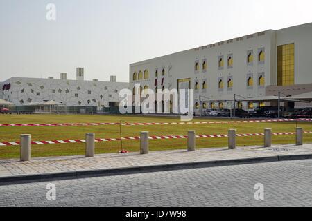 Vue de la ville de l'éducation lancé par le complexe Qatar Foundation, actuellement en construction à Doha. Il comprend plusieurs universités de l'ouest. Banque D'Images