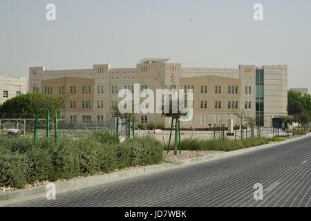 Vue de la ville de l'éducation lancé par le complexe Qatar Foundation, actuellement en construction à Doha. Il comprend plusieurs universités de l'ouest. Banque D'Images