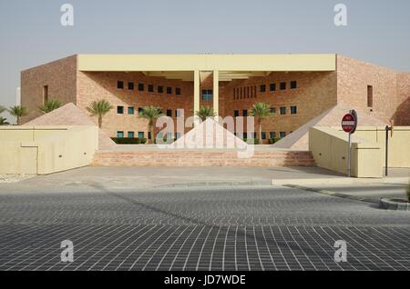 Vue de la ville de l'éducation lancé par le complexe Qatar Foundation, actuellement en construction à Doha. Il comprend plusieurs universités de l'ouest. Banque D'Images