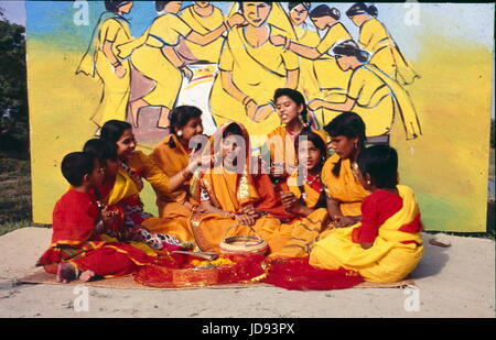 Dans folklore folklore museum complex à sonargaon de narayan gonj du banglades qui également renommé comme lieu historique l'ancienne capitale o Banque D'Images