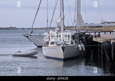 Diverses vues de Port Stanley, Îles Falkland, sur 3/11/2014 Banque D'Images