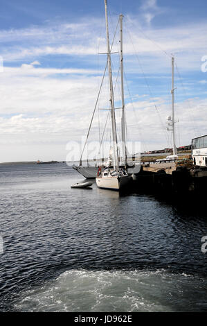 Diverses vues de Port Stanley, Îles Falkland, sur 3/11/2014 Banque D'Images