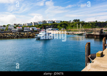 Port et Marina de Ballycastle Banque D'Images