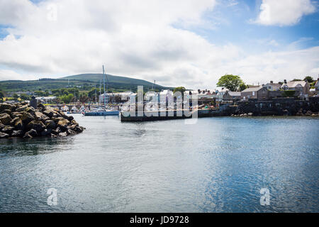 Port et Marina de Ballycastle Banque D'Images