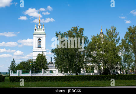 Église orthodoxe de l'icône de Kazan de la Mère de Dieu dans Konstantinovo village. Ryazan region, Russie Banque D'Images