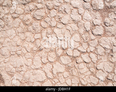 Sol fissuré à sec sur le désert du Namib, Namibie. Banque D'Images