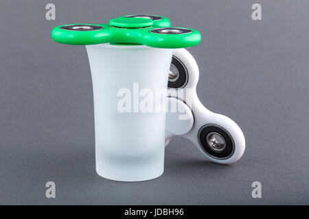 Fidget Spinner Toy réducteur de stress,Jouet de roulement pour ADHD EDC part tuer le temps Banque D'Images