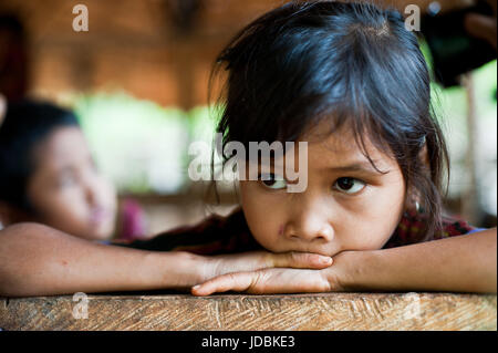 PAKSE, Laos, le 14 août : un peu le Laos à la chambre de Pakse, Laos le 14 août 2010 Banque D'Images