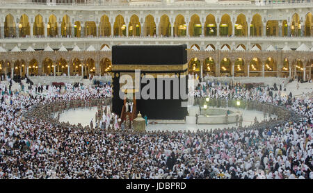 La Mecque , la Kaaba , Arabie saoudite Banque D'Images