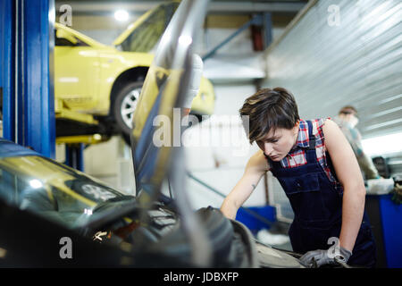 Inspection des wagons Banque D'Images