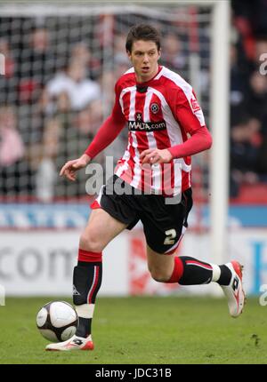 GREG HALFORD de Sheffield United FC BRAMALL LANE SHEFFIELD ANGLETERRE 14 Février 2009 Banque D'Images