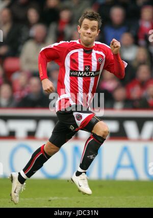 LEE HENDRIE SHEFFIELD UNITED FC BRAMALL LANE SHEFFIELD ANGLETERRE 14 Février 2009 Banque D'Images