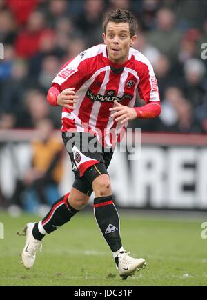 LEE HENDRIE SHEFFIELD UNITED FC BRAMALL LANE SHEFFIELD ANGLETERRE 14 Février 2009 Banque D'Images