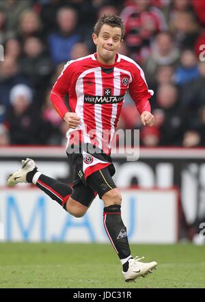 LEE HENDRIE SHEFFIELD UNITED FC BRAMALL LANE SHEFFIELD ANGLETERRE 14 Février 2009 Banque D'Images