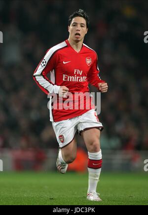 SAMIR NASRI ARSENAL FC STADE EMIRATES Londres Angleterre 24 Février 2009 Banque D'Images