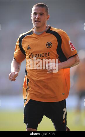 MICHAEL KIGHTLY Wolverhampton Wanderers FC LA VILLE DE NOTTINGHAM EN ANGLETERRE AU SOL 21 Mars 2009 Banque D'Images