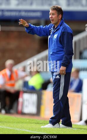 Gestionnaire de PETERBOROUGH UNITED DARREN FERGUSON Road Londres Angleterre PETERBOROUGH 25 Juillet 2009 Banque D'Images