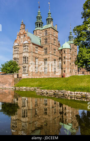 Le château de Rosenborg, construit par le roi Christian IV à Copenhague, Danemark - 8 juin 2017 Banque D'Images