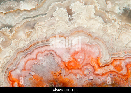 Lace agate mexicaine Banque D'Images