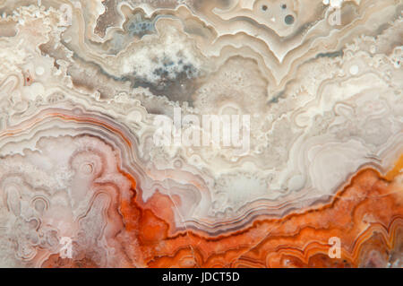 Lace agate mexicaine Banque D'Images