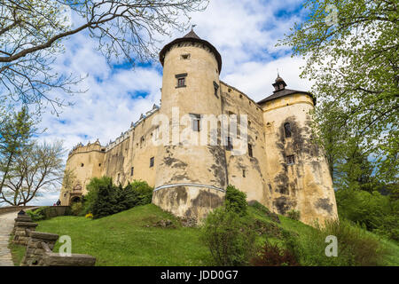 Le Château de Niedzica, aussi appelé château de Dunajec. Pologne Banque D'Images