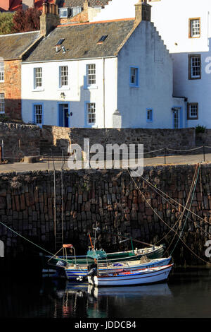 Port de Crail, village historique, Ecosse, Royaume-Uni Banque D'Images